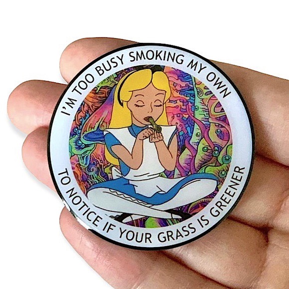 Jewelry - BUY 1 GET 1 FREE!! Alice in Wonderland Handmade Pin